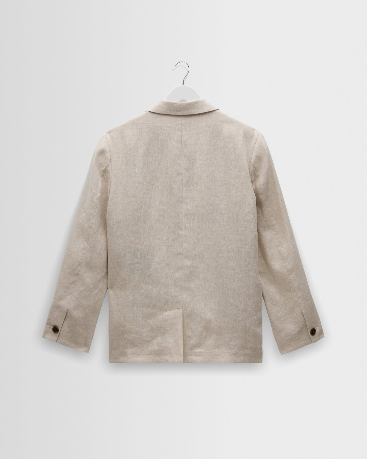Fintry - Natural Linen Single-Breasted Blazer