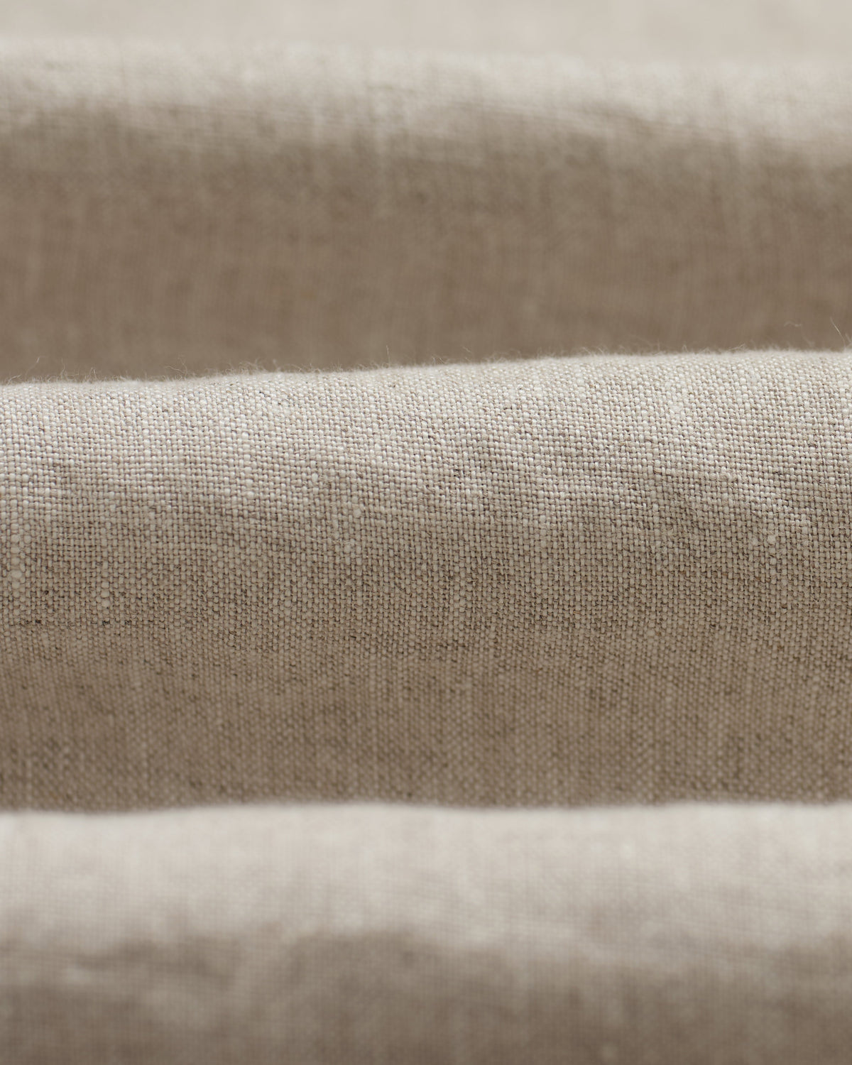Glencoe - Beige Washed Linen Loose Fit Trousers