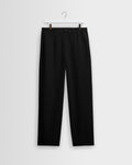 Glencoe - Black Washed Linen Loose Fit Trousers