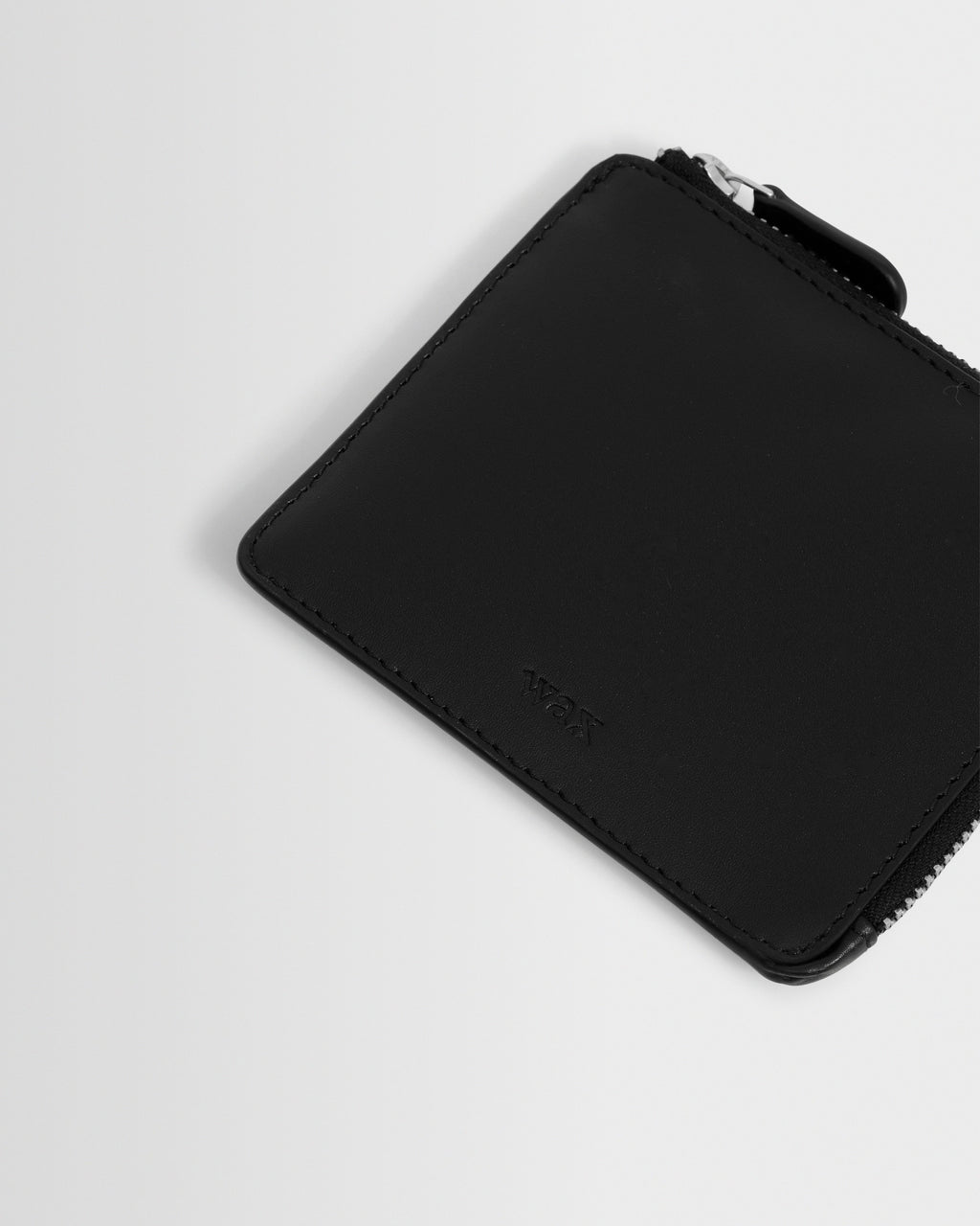 Harford - Black Leather Zip Wallet