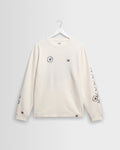 Hayden - White And Multicolour Graphic Cotton Long-Sleeve T-Shirt