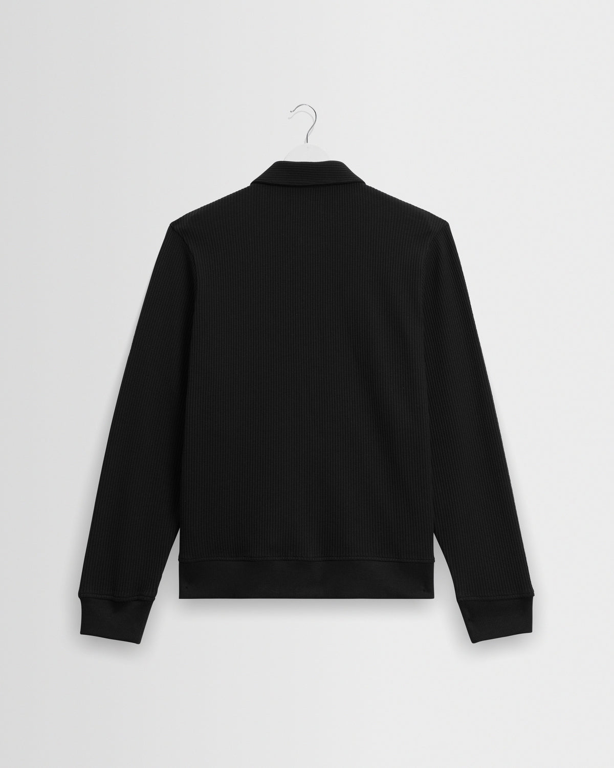 Hays - Black Structured Waffle Overshirt