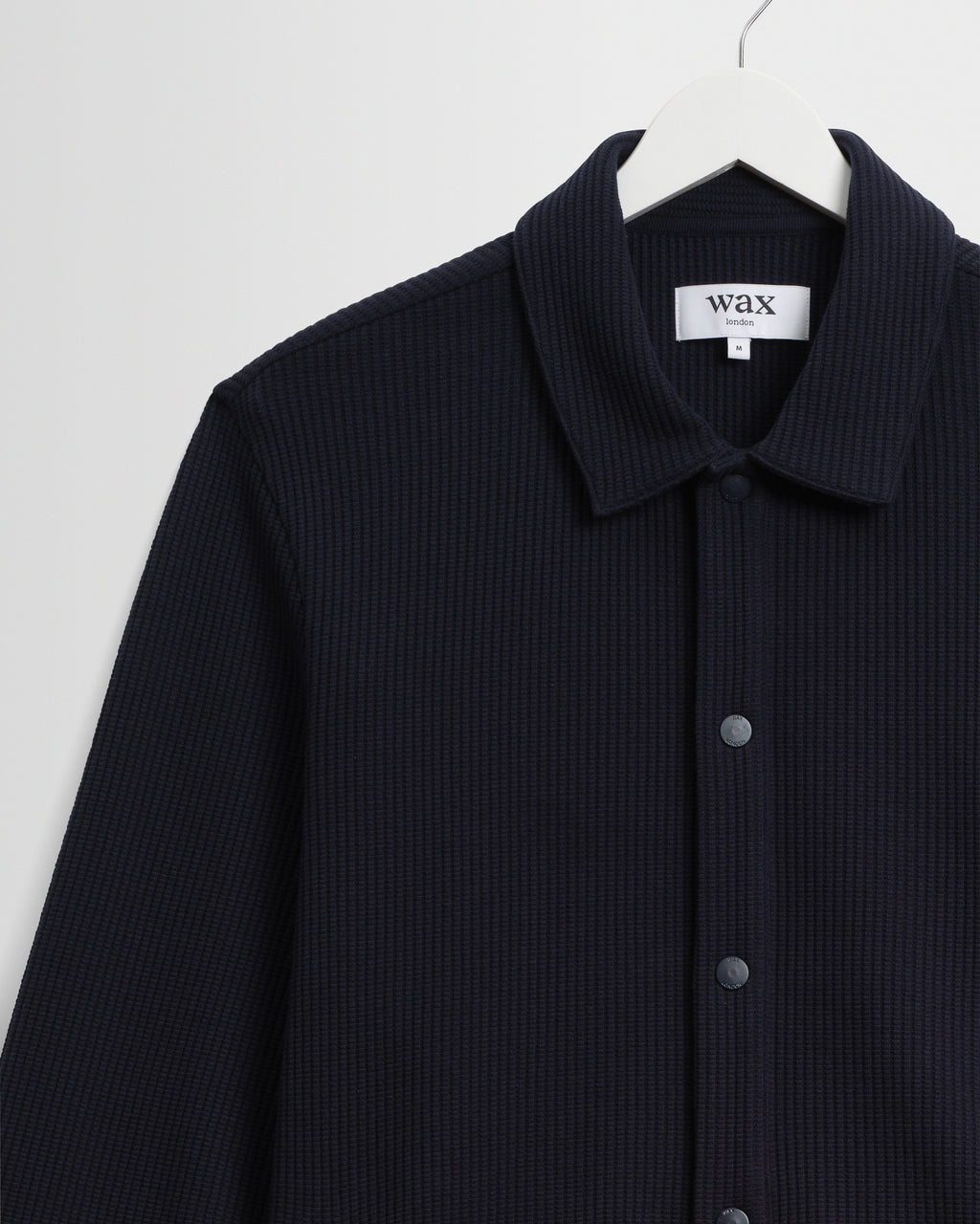Hays - Navy Structured Waffle Overshirt