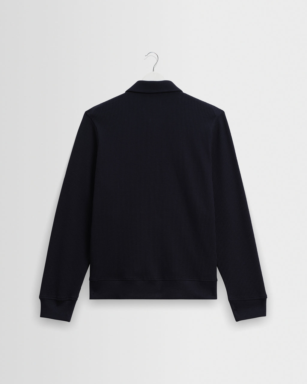 Hays - Navy Structured Waffle Overshirt