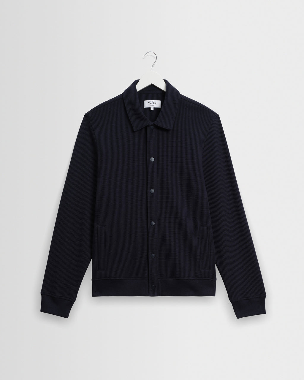 Hays - Navy Structured Waffle Overshirt