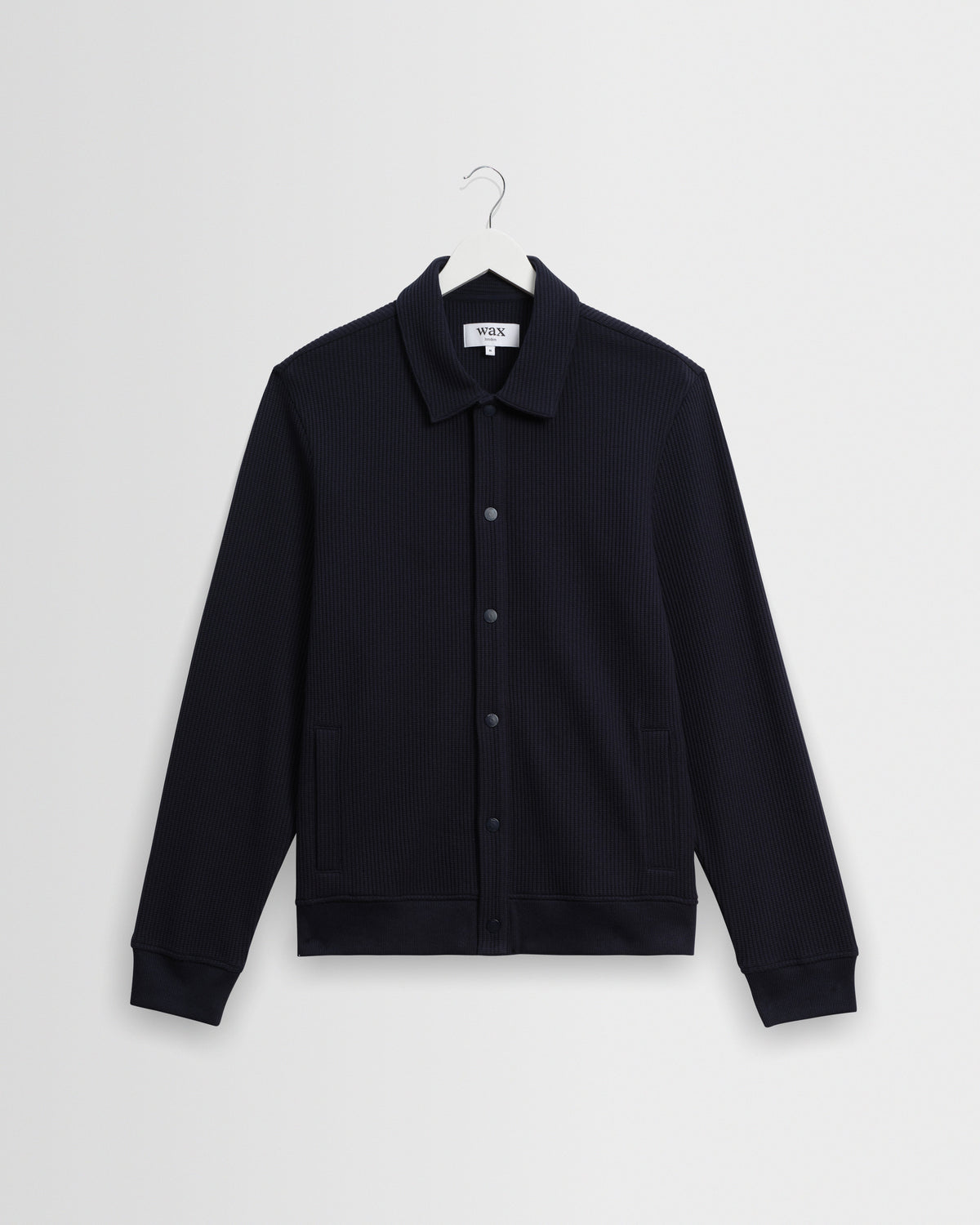 Hays - Navy Structured Waffle Overshirt