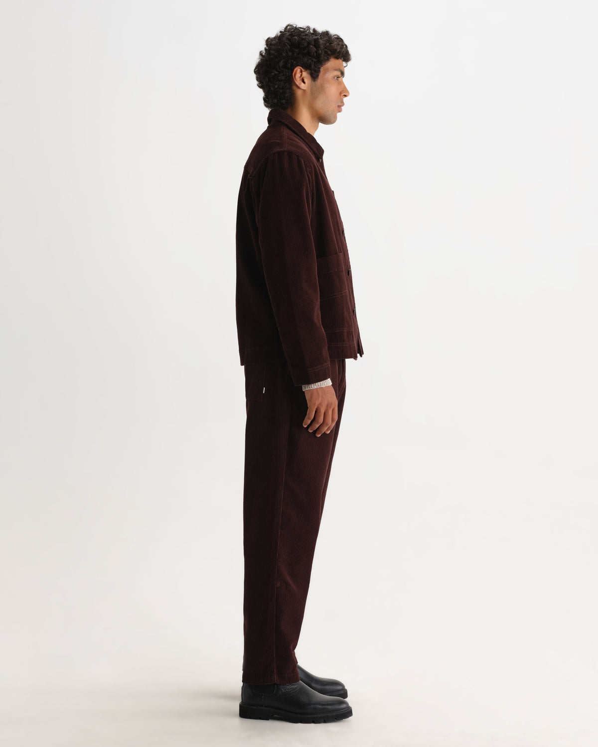Healey - Dark Brown Corduroy Chore Jacket
