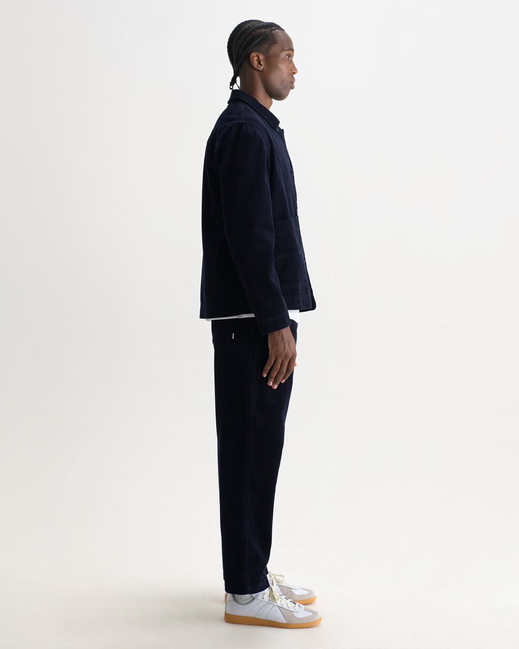 Healey - Navy Corduroy Chore Jacket