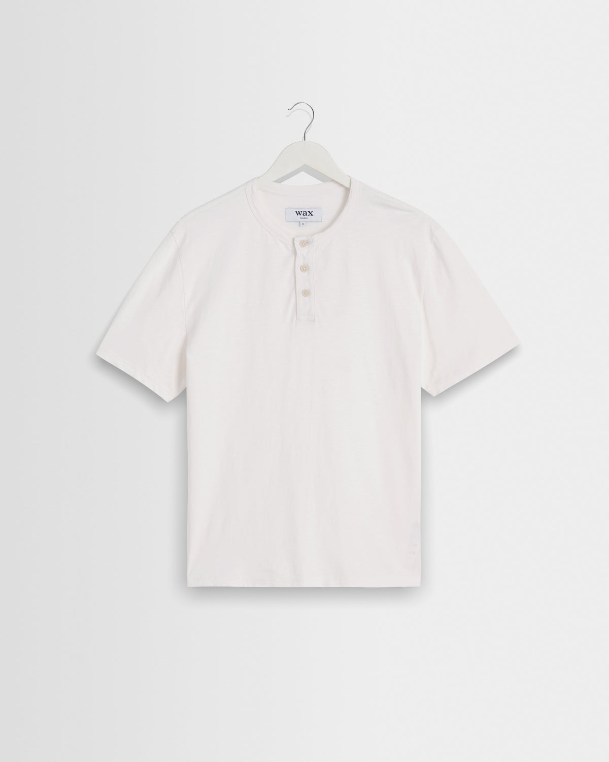 Hill - Off White Slub Organic Cotton Henley T-Shirt