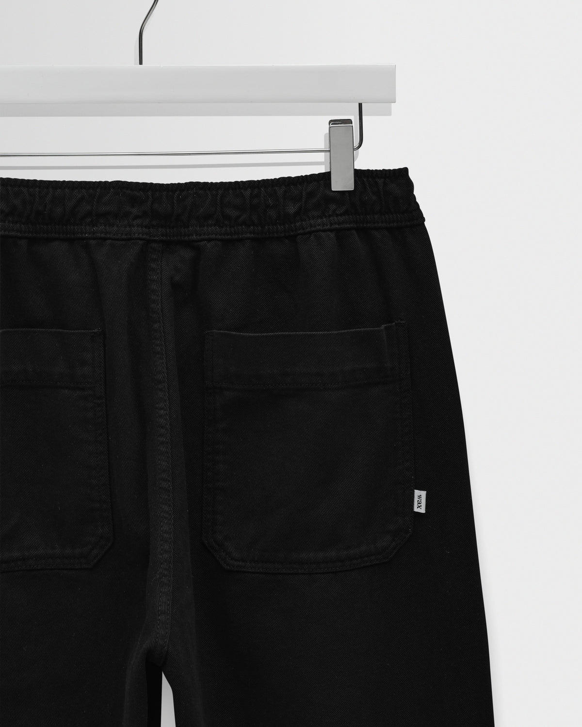 Hyde - Black Organic Cotton Twill Straight Fit Trousers