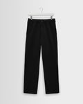 Hyde - Black Organic Cotton Twill Straight Fit Trousers