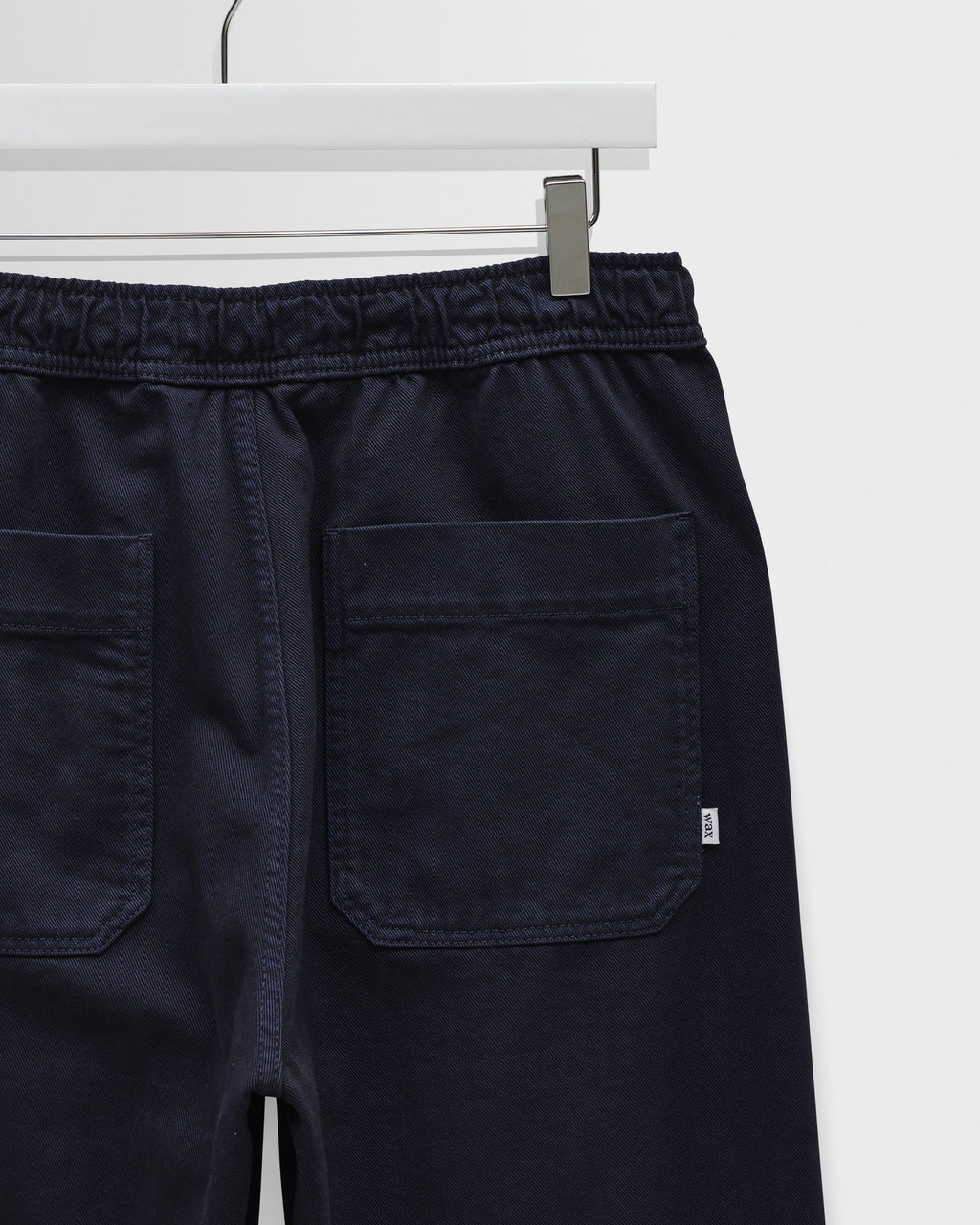 Hyde - Navy Organic Cotton Twill Straight Fit Trousers