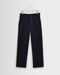 Hyde - Navy Organic Cotton Twill Straight Fit Trousers