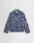 Iggy - Blue And Ecru Floral Jacquard Jacket