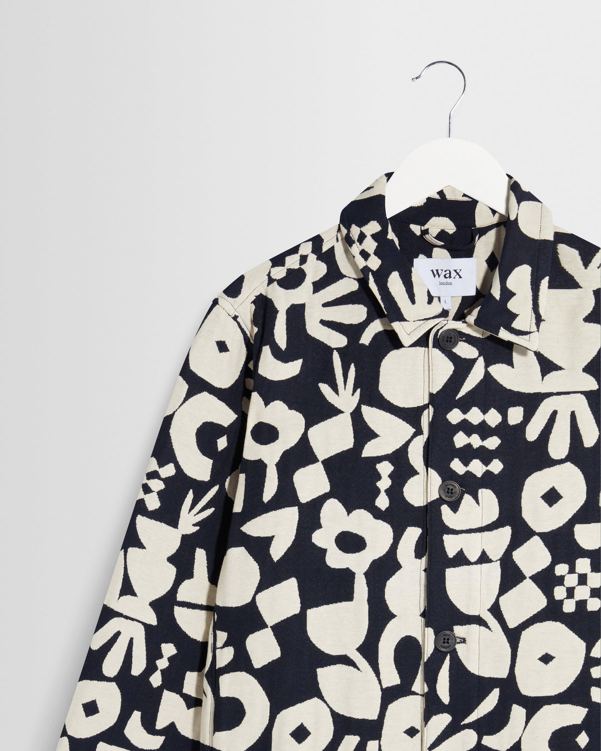 Iggy - Navy And Ecru Spin Jacquard Jacket
