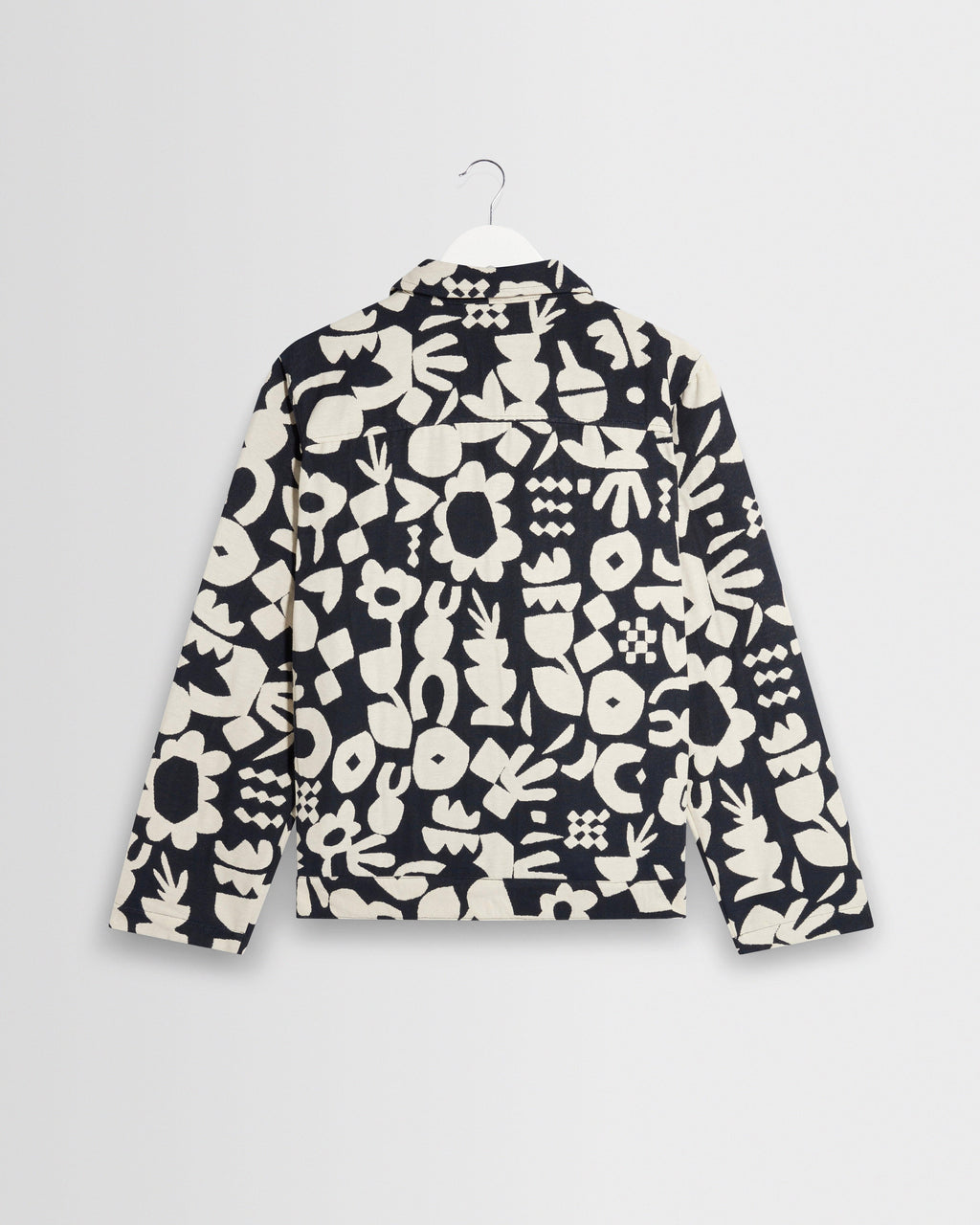 Iggy - Navy And Ecru Spin Jacquard Jacket