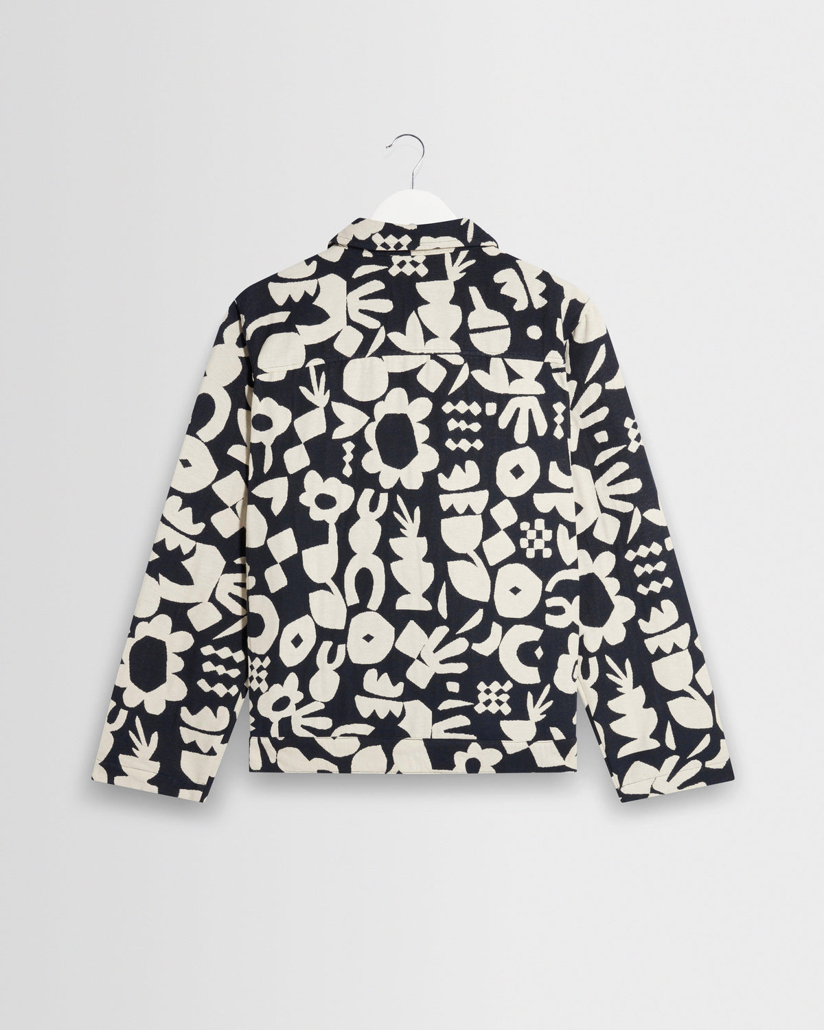Iggy - Navy And Ecru Spin Jacquard Jacket