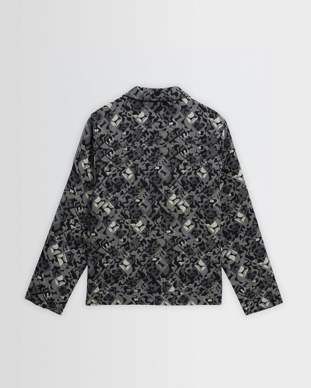 Iggy - Navy And Ecru Tile Jacquard Jacket