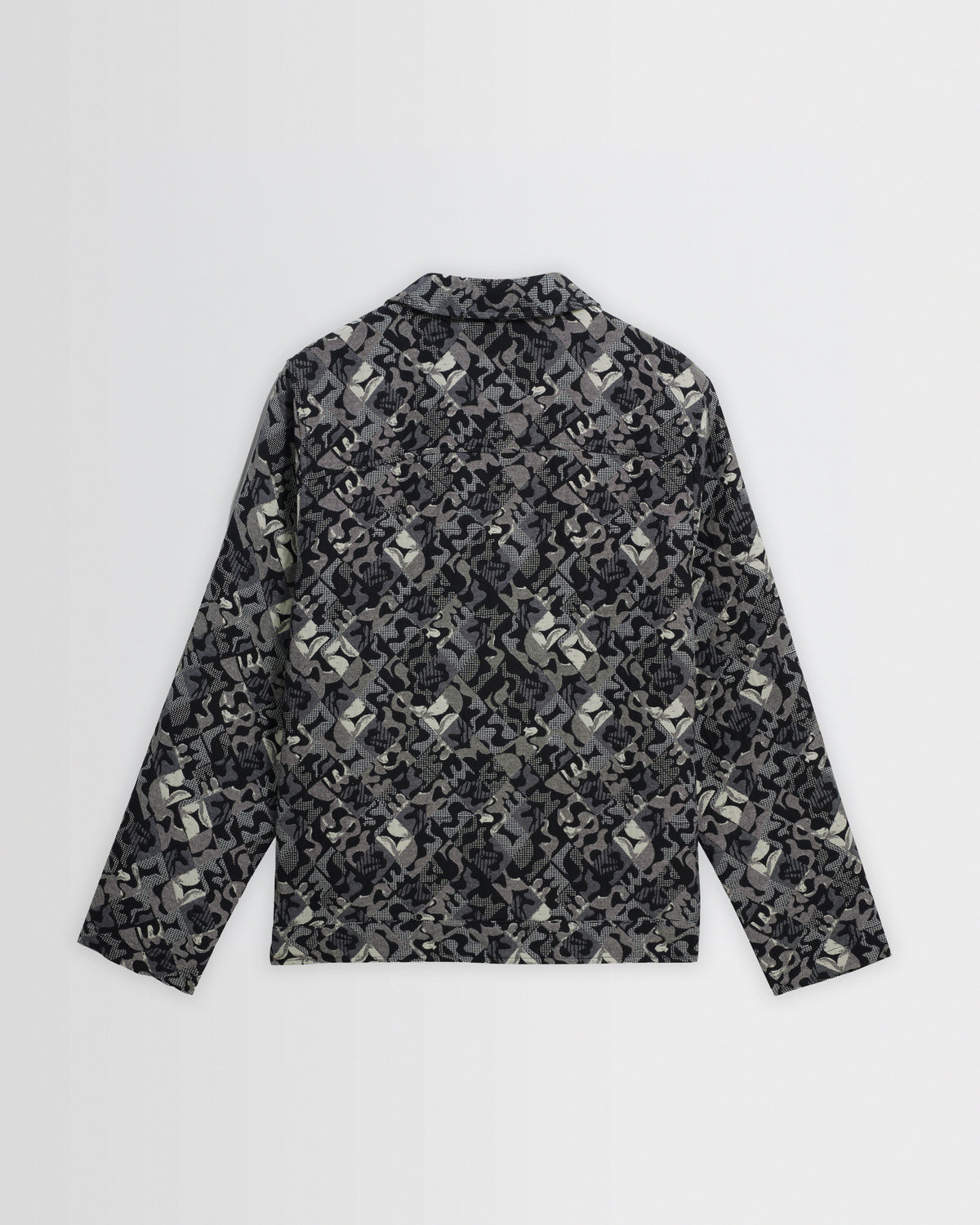 Iggy - Navy And Ecru Tile Jacquard Jacket