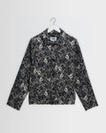 Iggy - Navy And Ecru Tile Jacquard Jacket