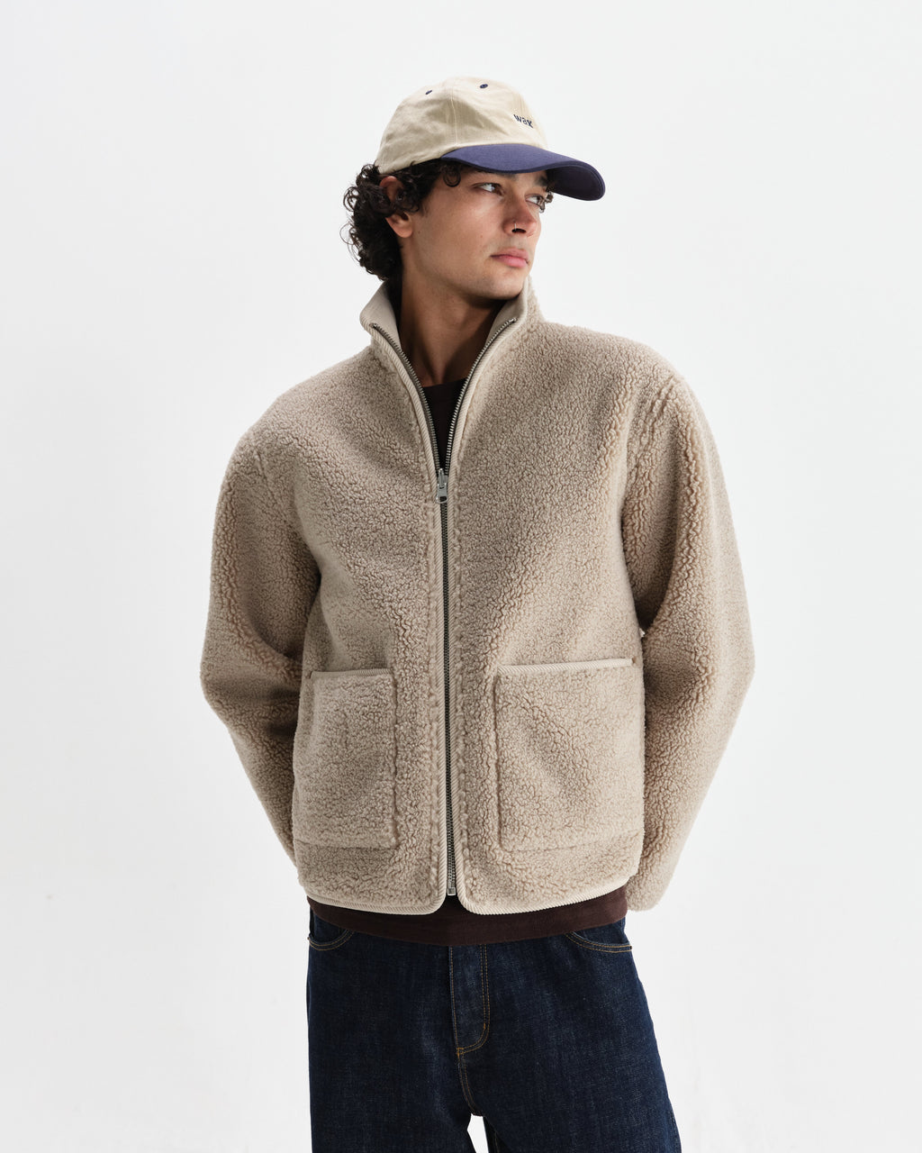 Killick - Natural Reversible Corduroy Borg Jacket