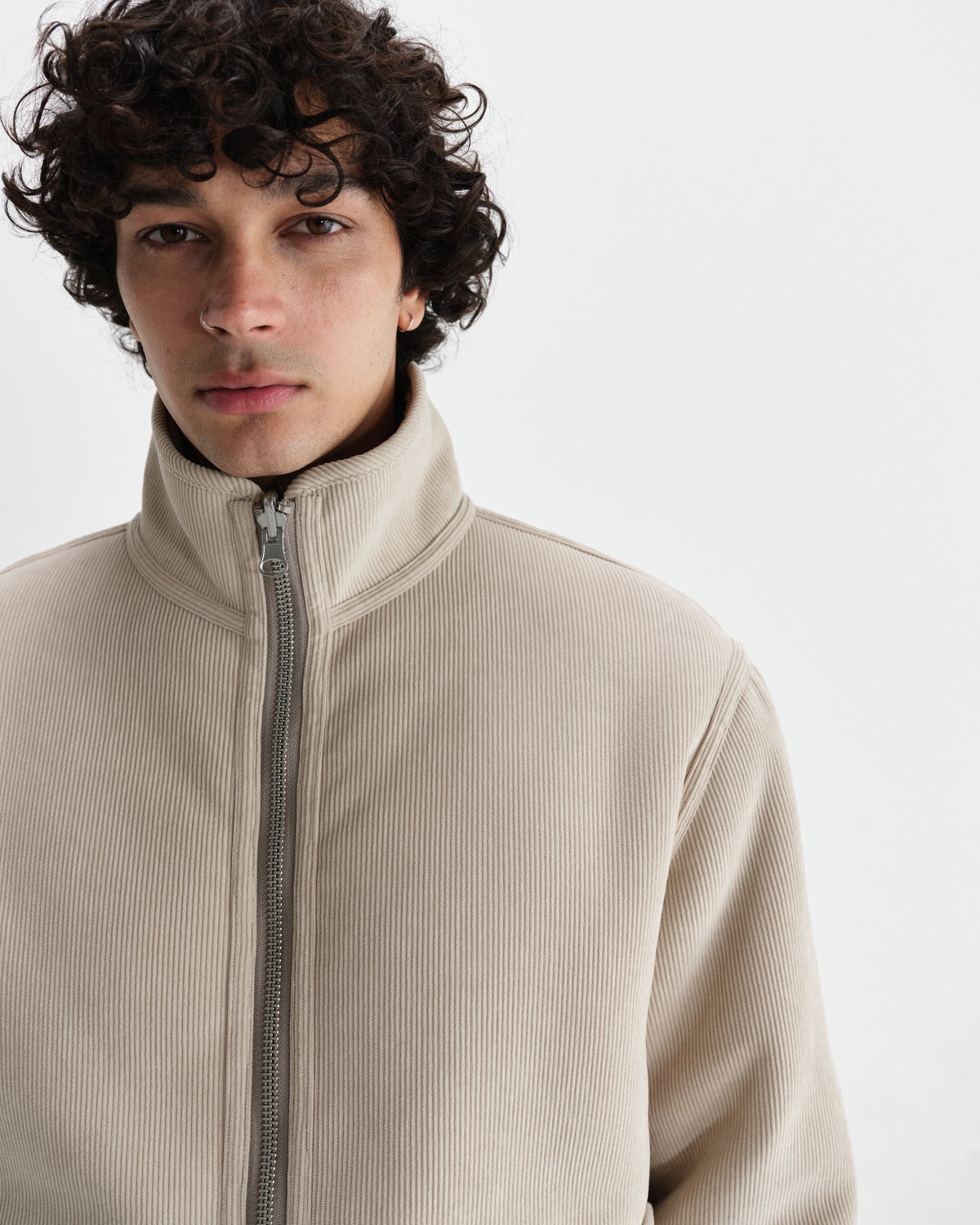 Killick - Natural Reversible Corduroy Borg Jacket