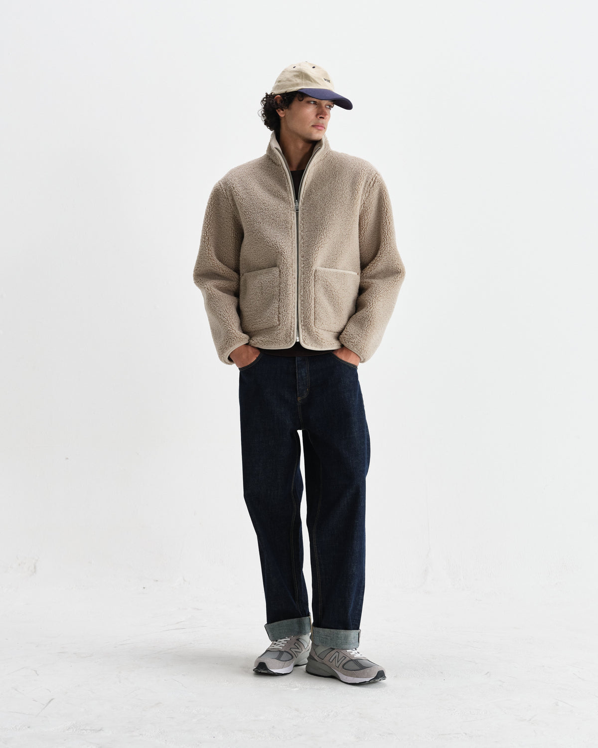 Killick - Natural Reversible Corduroy Borg Jacket