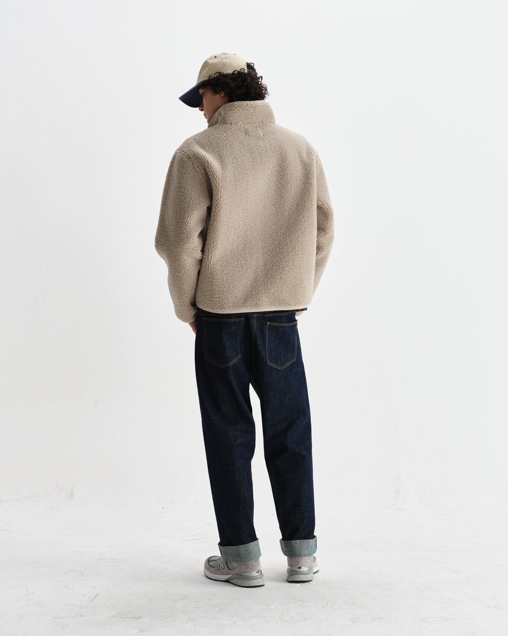 Killick - Natural Reversible Corduroy Borg Jacket
