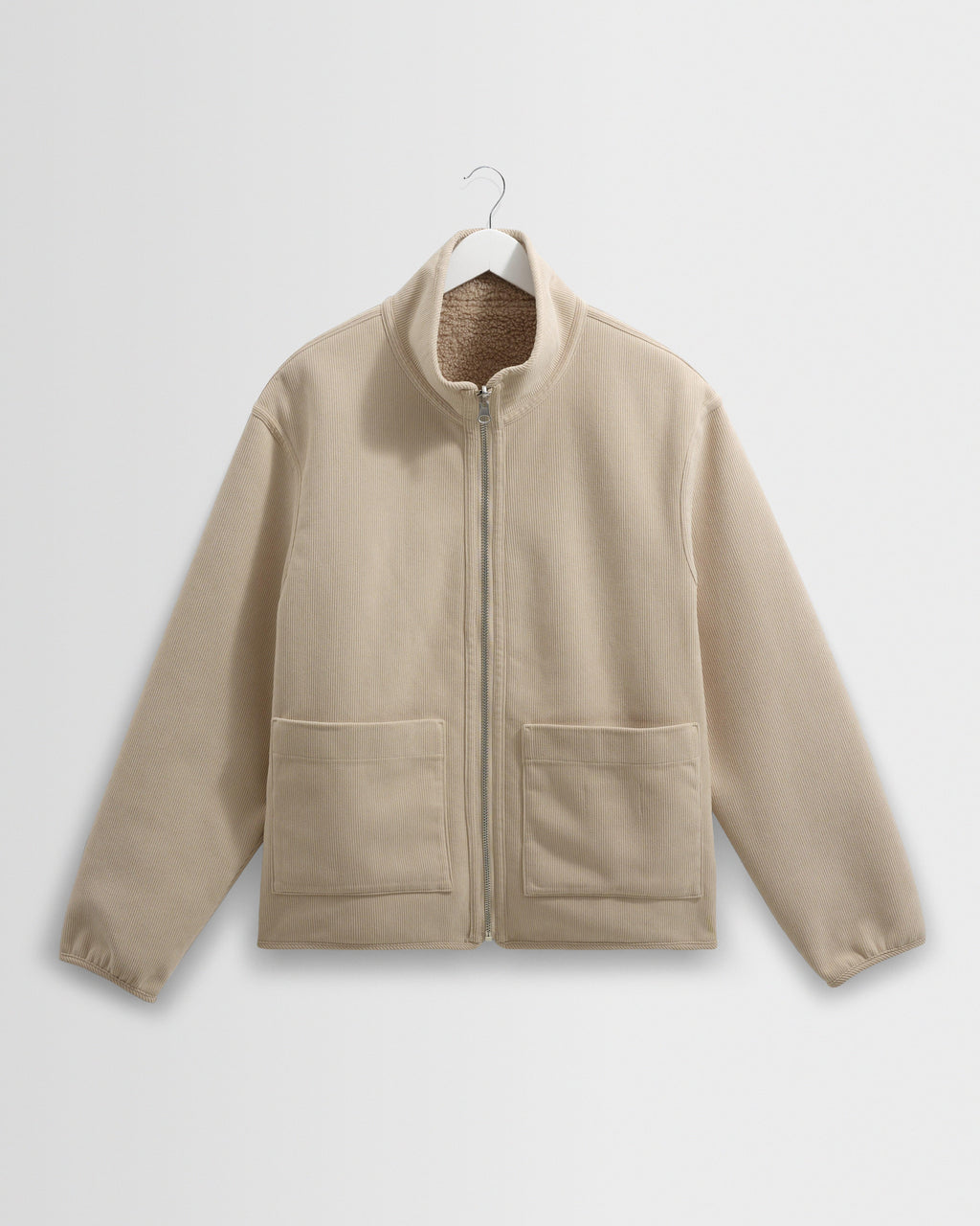 Killick - Natural Reversible Corduroy Borg Jacket