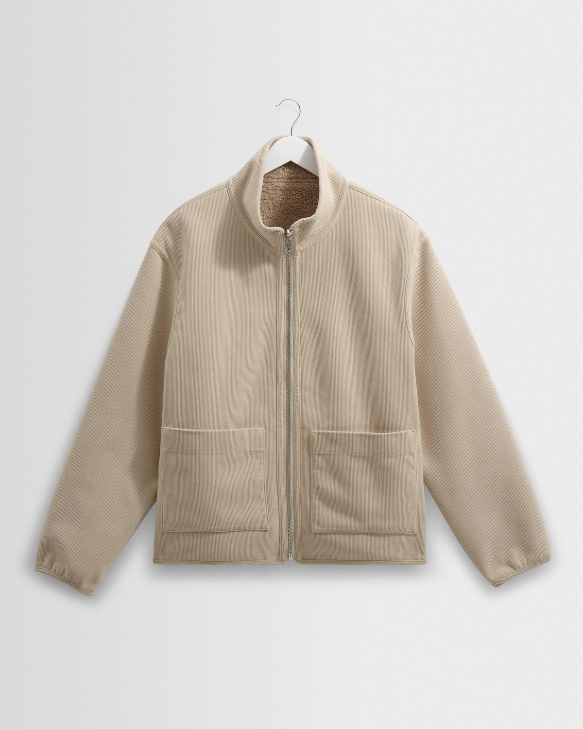 Killick - Natural Reversible Corduroy Borg Jacket