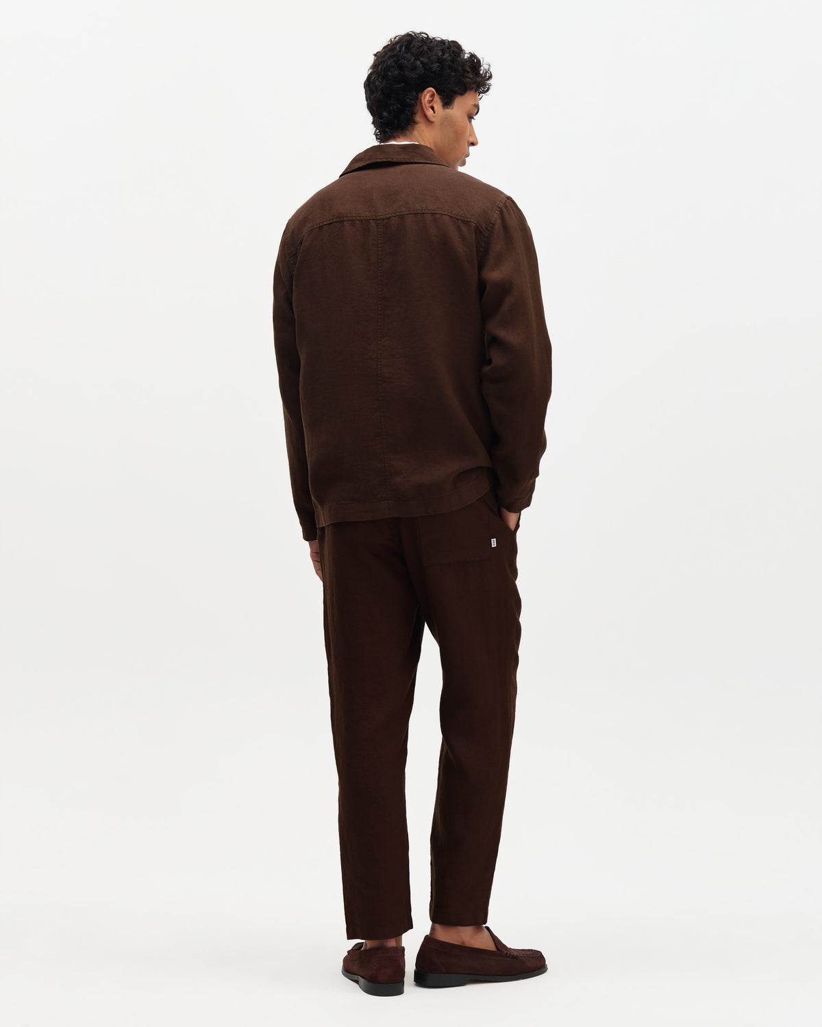 Kimpton - Brown Washed Linen Jacket