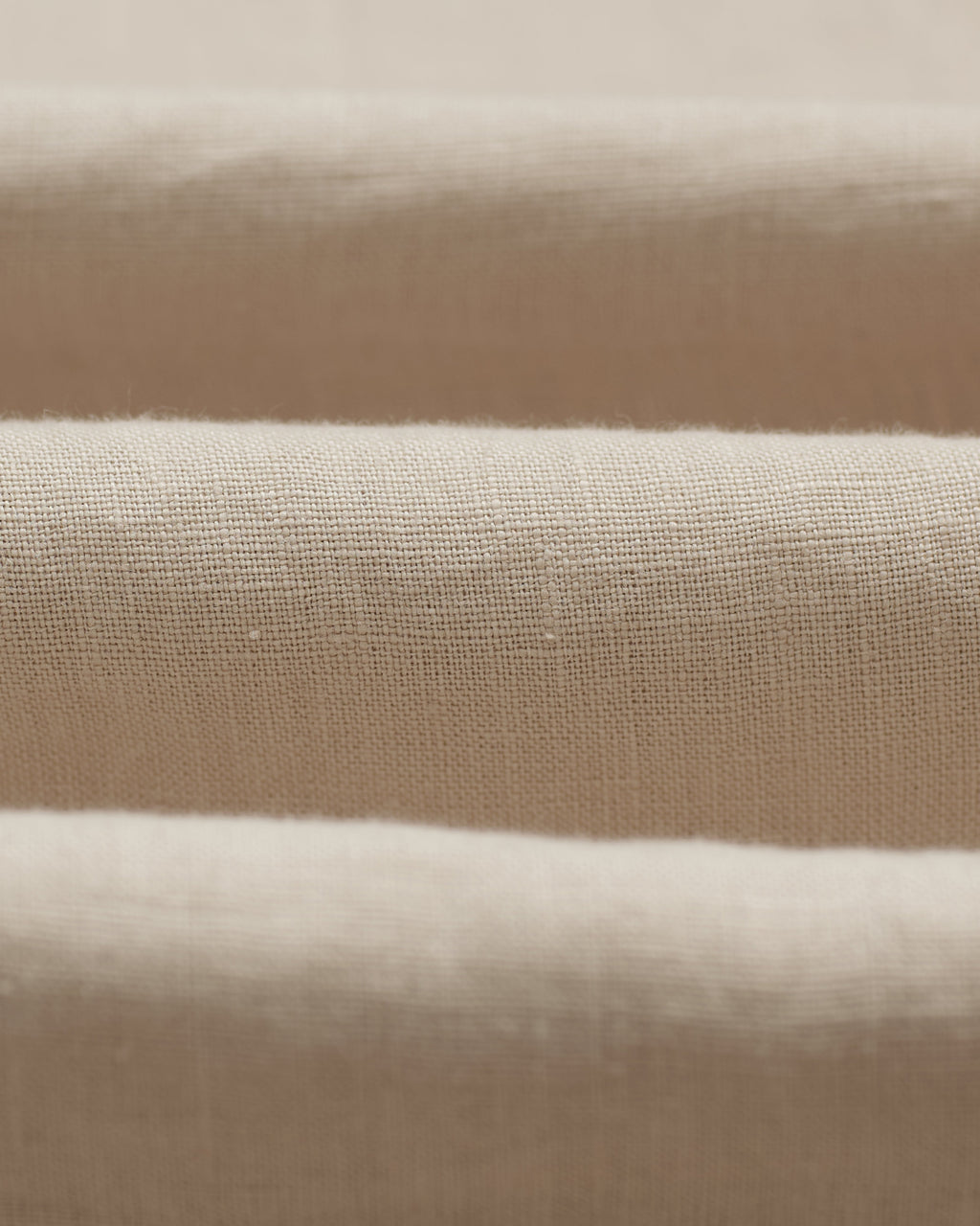 Kurt - Beige Washed Linen Relaxed Fit Trousers