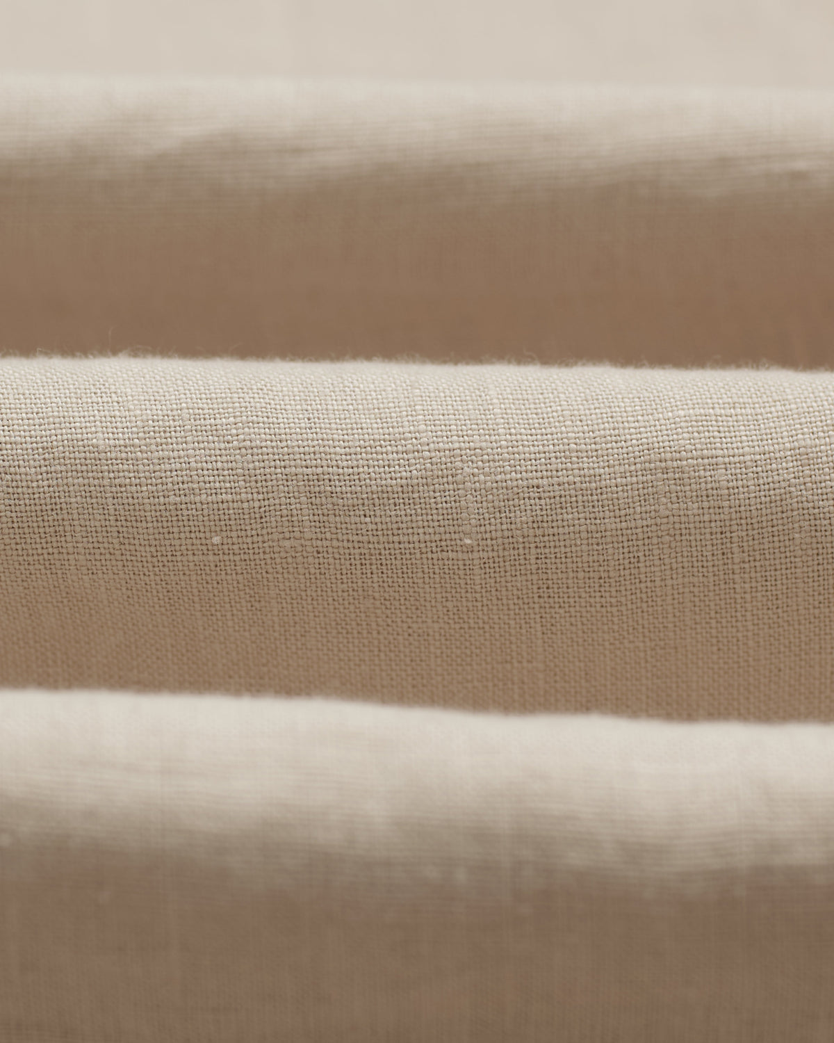 Kurt - Beige Washed Linen Relaxed Fit Trousers