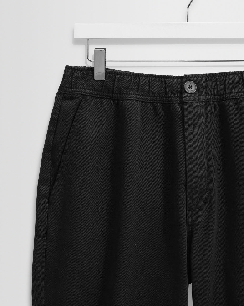 Kurt - Black Organic Cotton Trousers