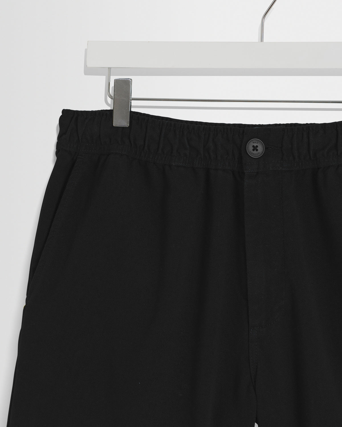 Kurt - Black Organic Cotton Twill Shorts