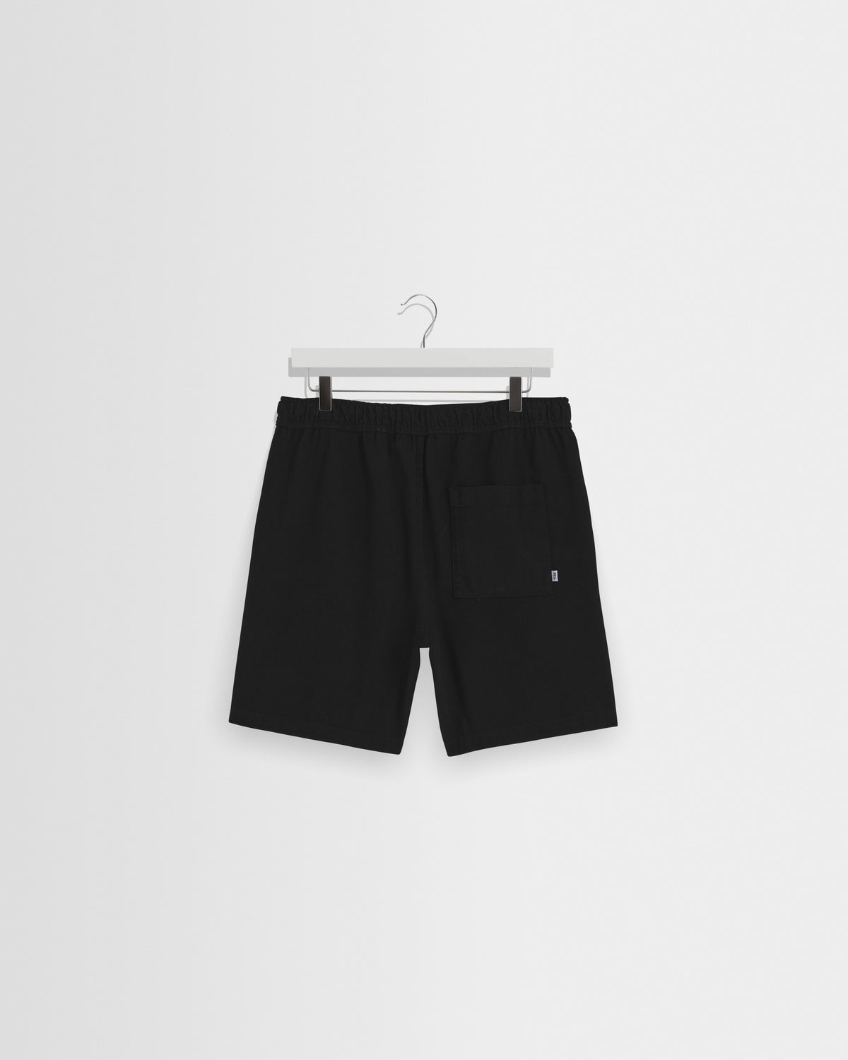 Kurt - Black Organic Cotton Twill Shorts