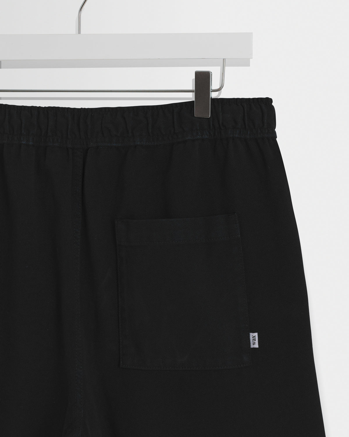 Kurt - Black Organic Cotton Twill Shorts