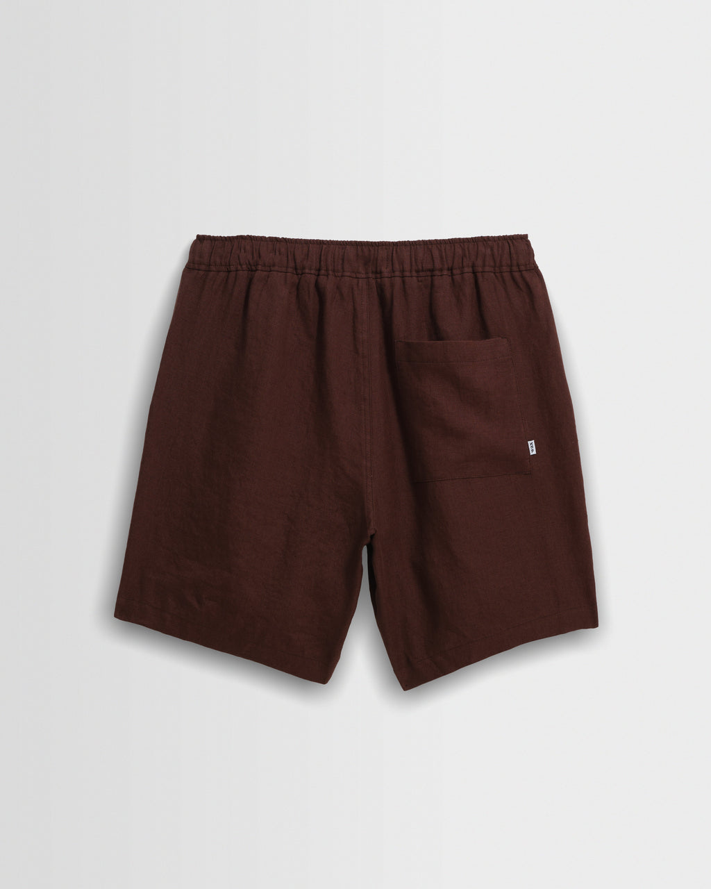 Kurt - Brown Washed Linen Shorts