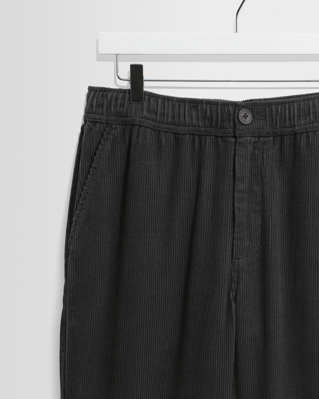 Kurt - Charcoal Cotton Corduroy Trouser
