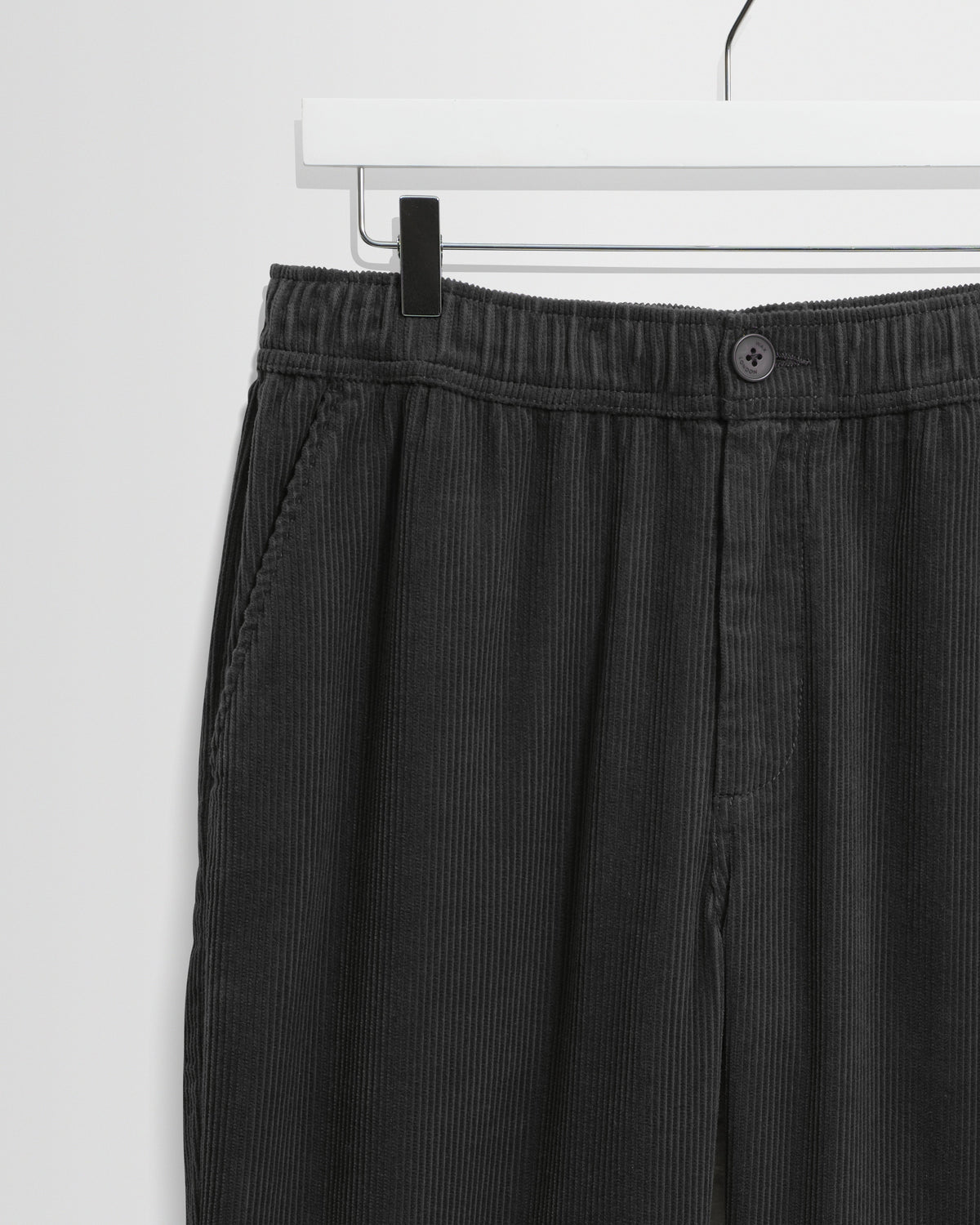 Kurt - Charcoal Cotton Corduroy Trouser