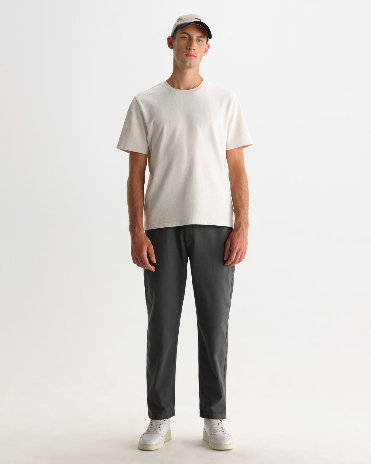 Kurt - Charcoal Organic Cotton Twill Trouser