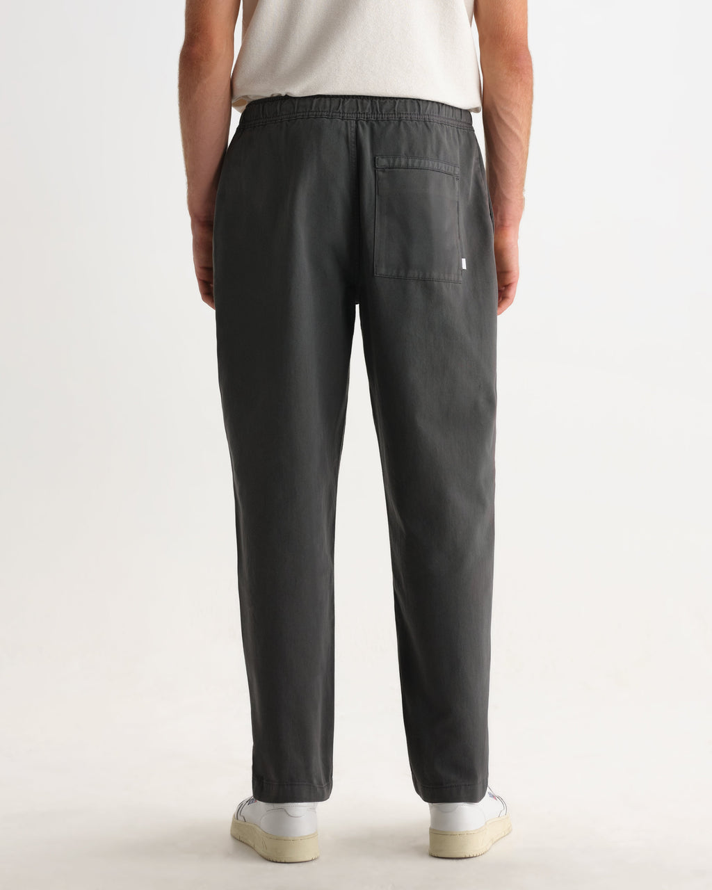 Kurt - Charcoal Organic Cotton Twill Trouser