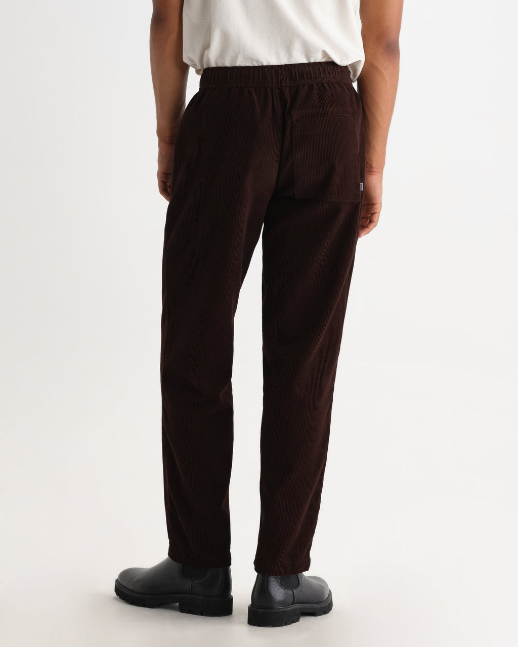 Kurt - Dark Brown Cotton Corduroy Trouser