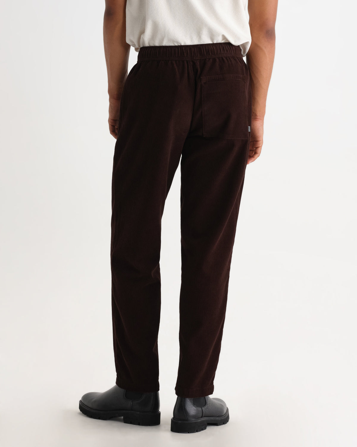 Kurt - Dark Brown Cotton Corduroy Trouser