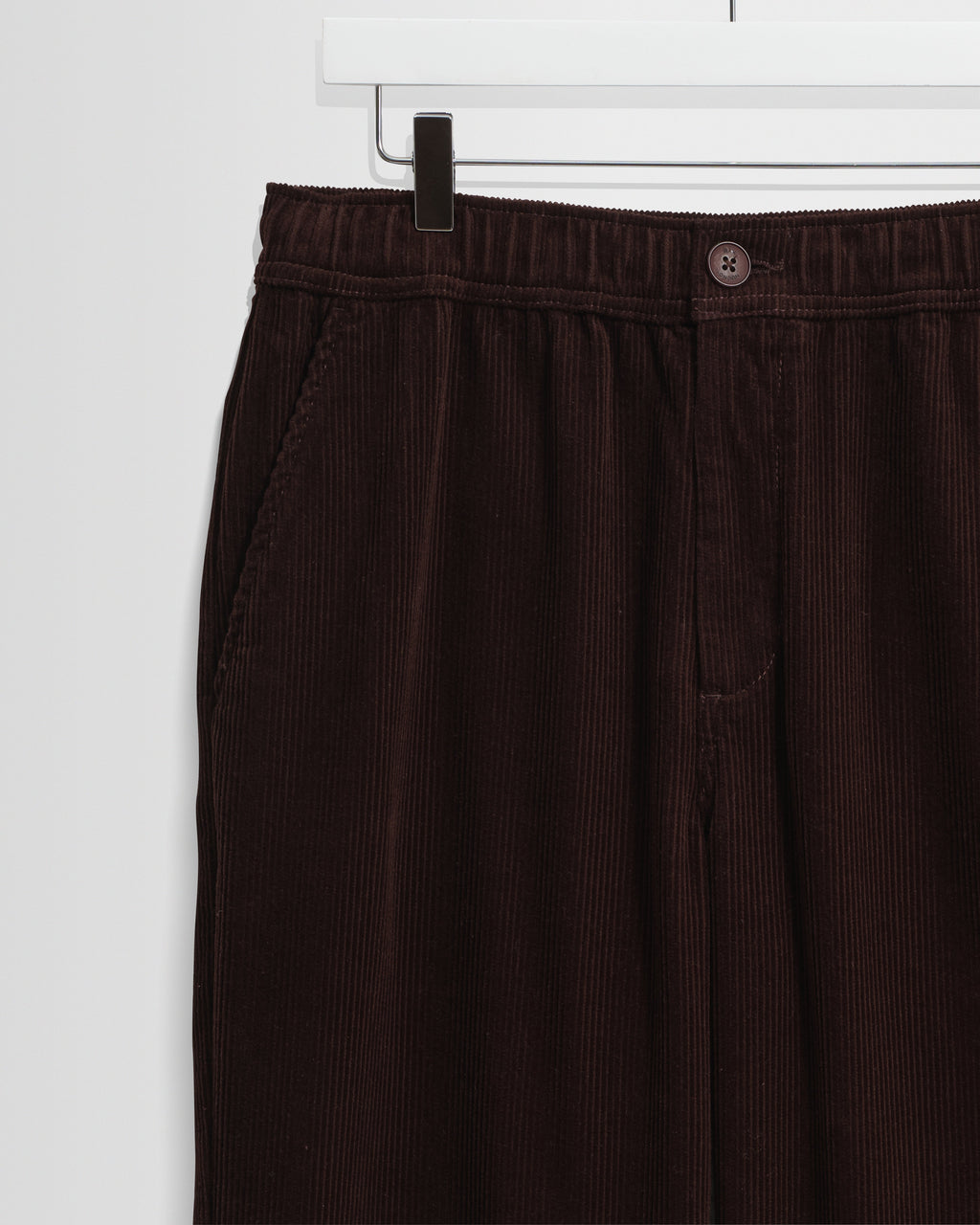 Kurt - Dark Brown Cotton Corduroy Trouser