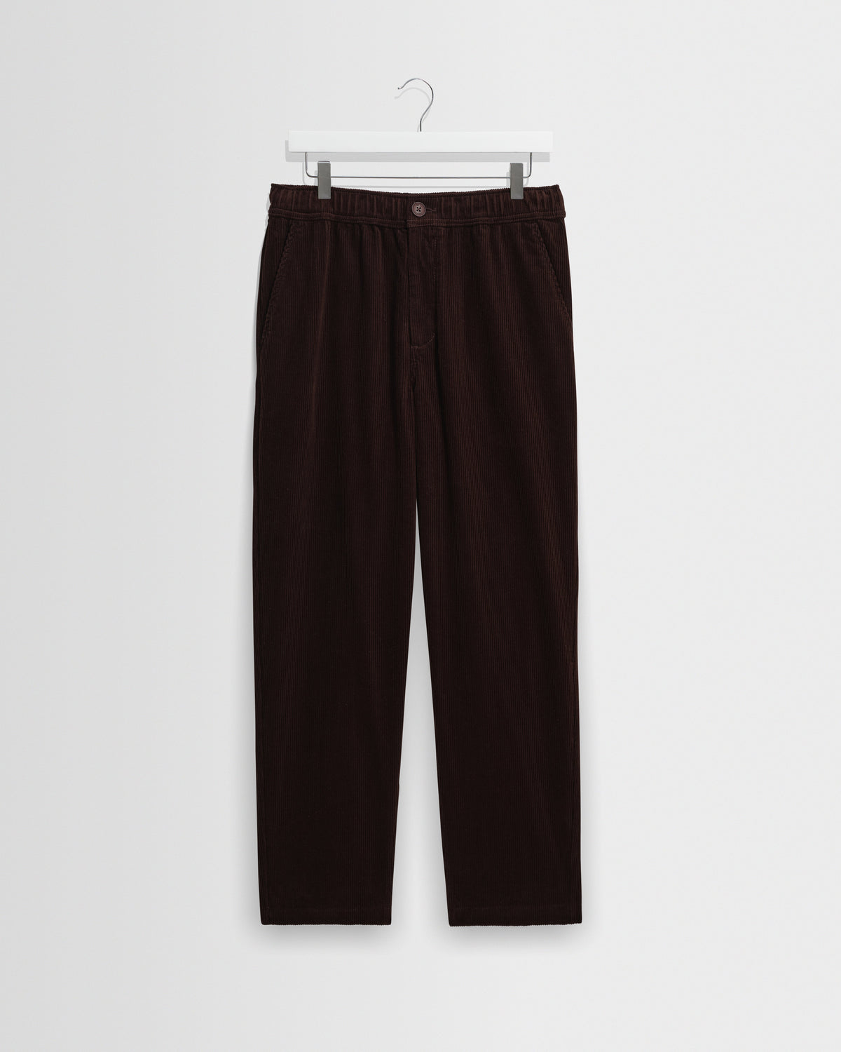 Kurt - Dark Brown Cotton Corduroy Trouser