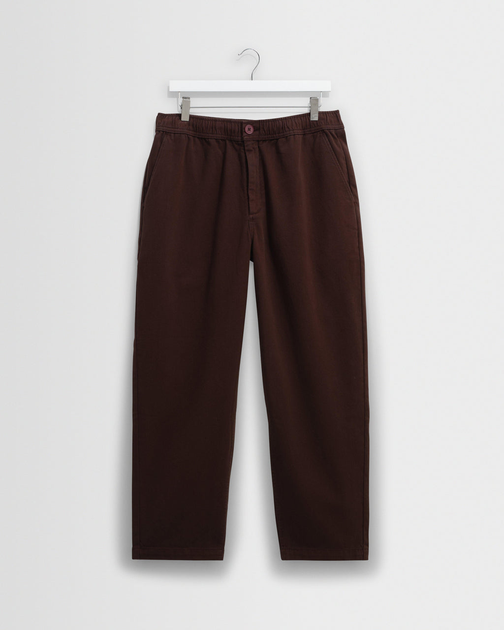 Kurt - Dark Brown Organic Cotton Trousers