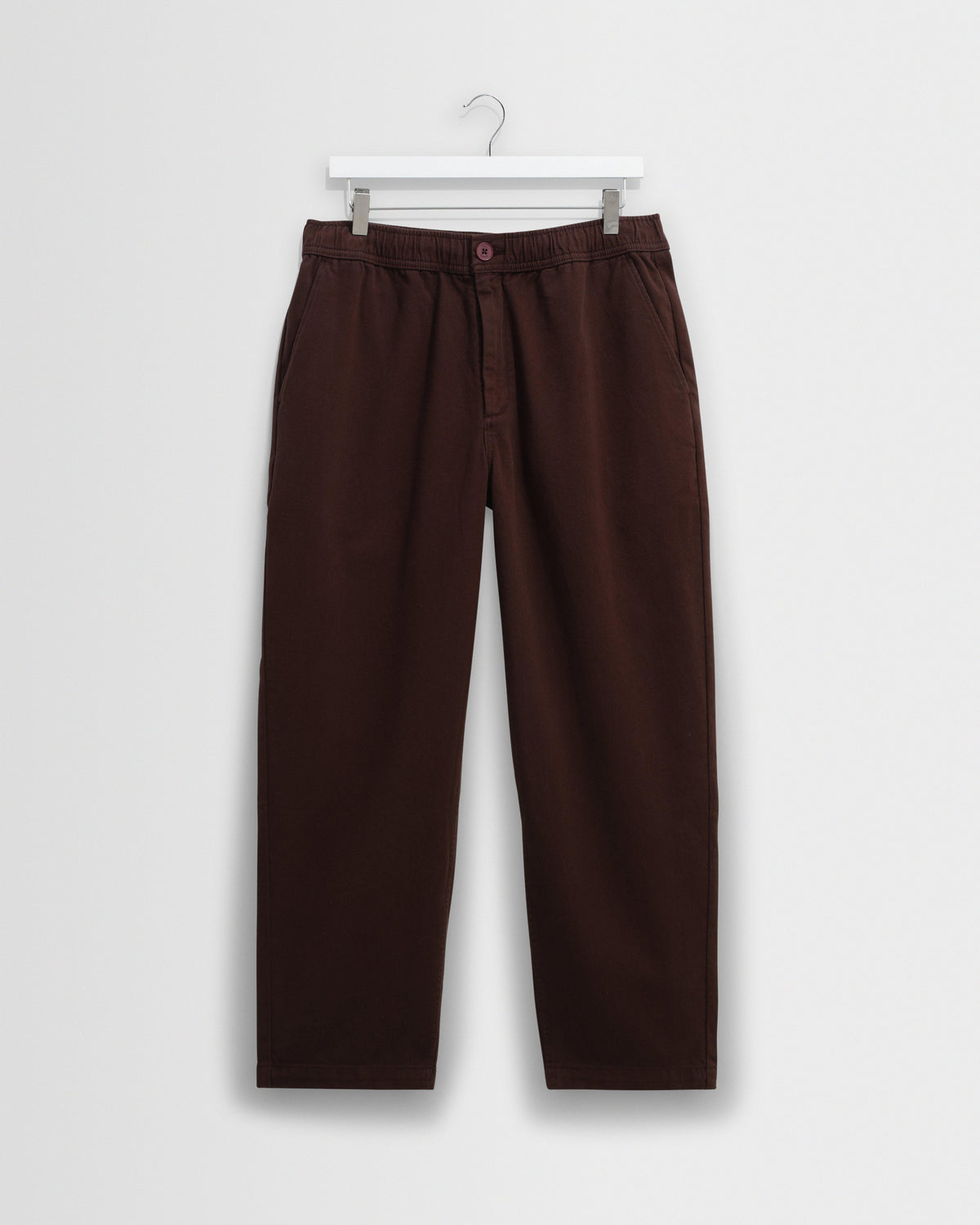 Kurt - Dark Brown Organic Cotton Trousers