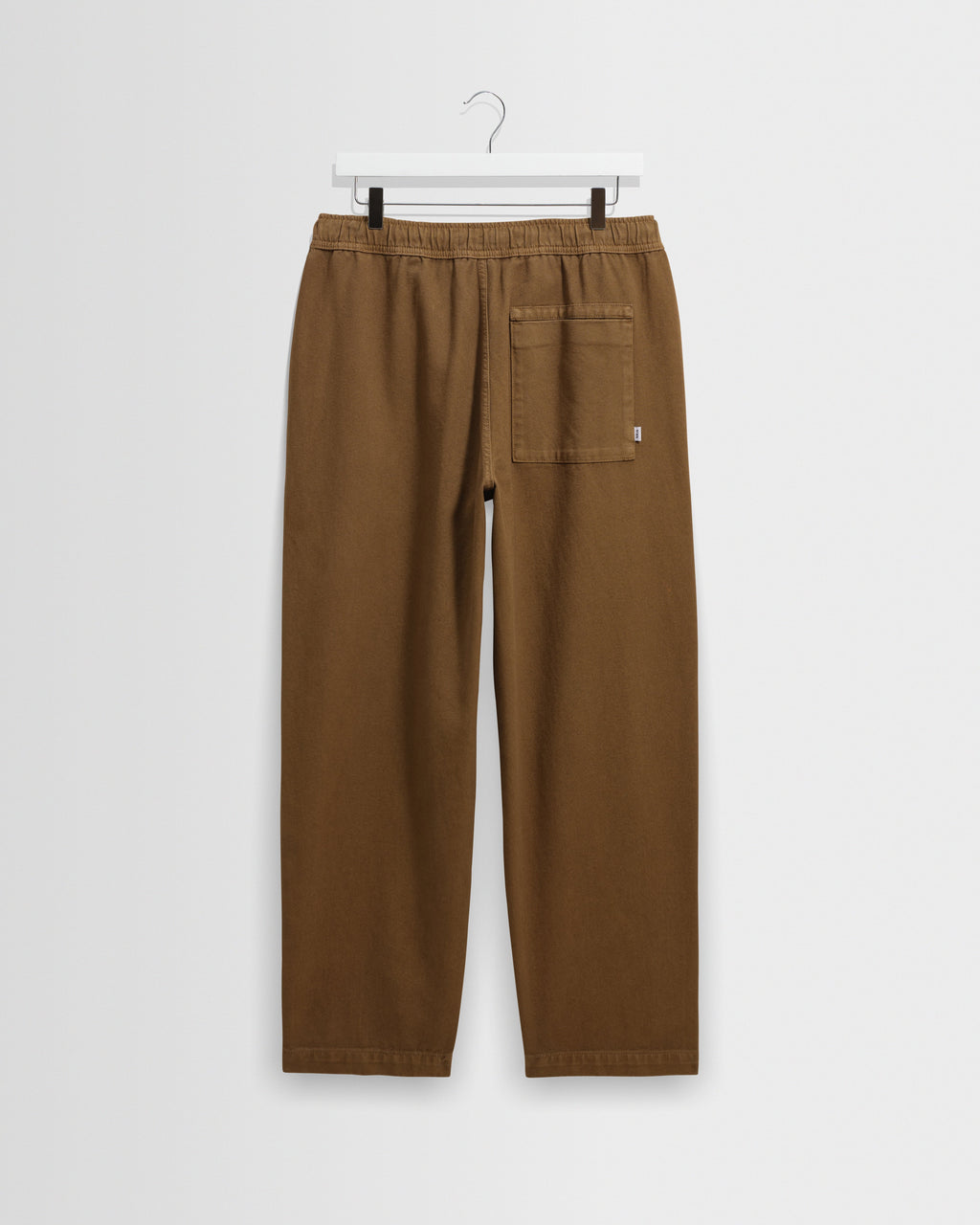 Kurt - Dark Tan Organic Cotton Twill Trouser