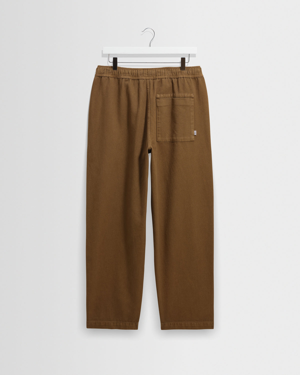 Kurt - Dark Tan Organic Cotton Twill Trouser